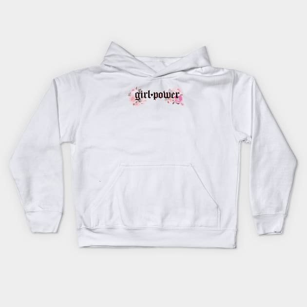 girl♥power Kids Hoodie by chiaraLBart